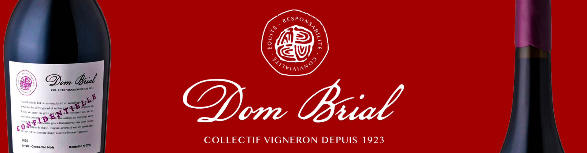 vin rouge confidentielle , dom confidentielle